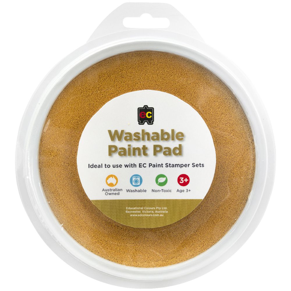 Educational Colours Paint Stamper Pad Gold