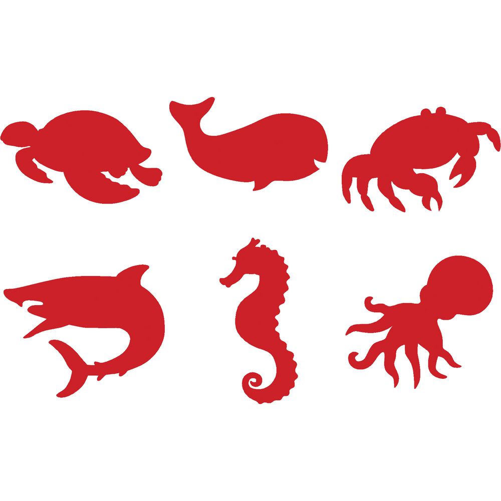 Educational Colours Paint Stampers Sealife 6 Pack