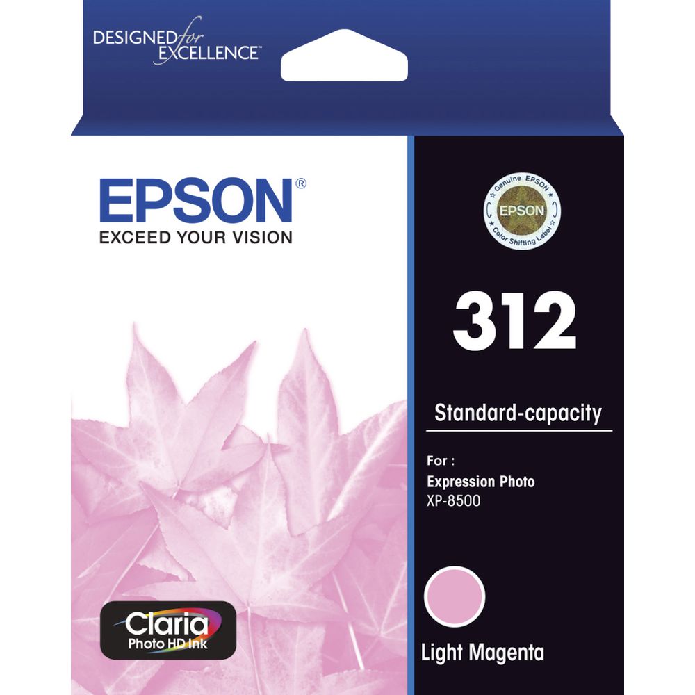 Epson 312 Photo HD Ink Cartridge Light Magenta