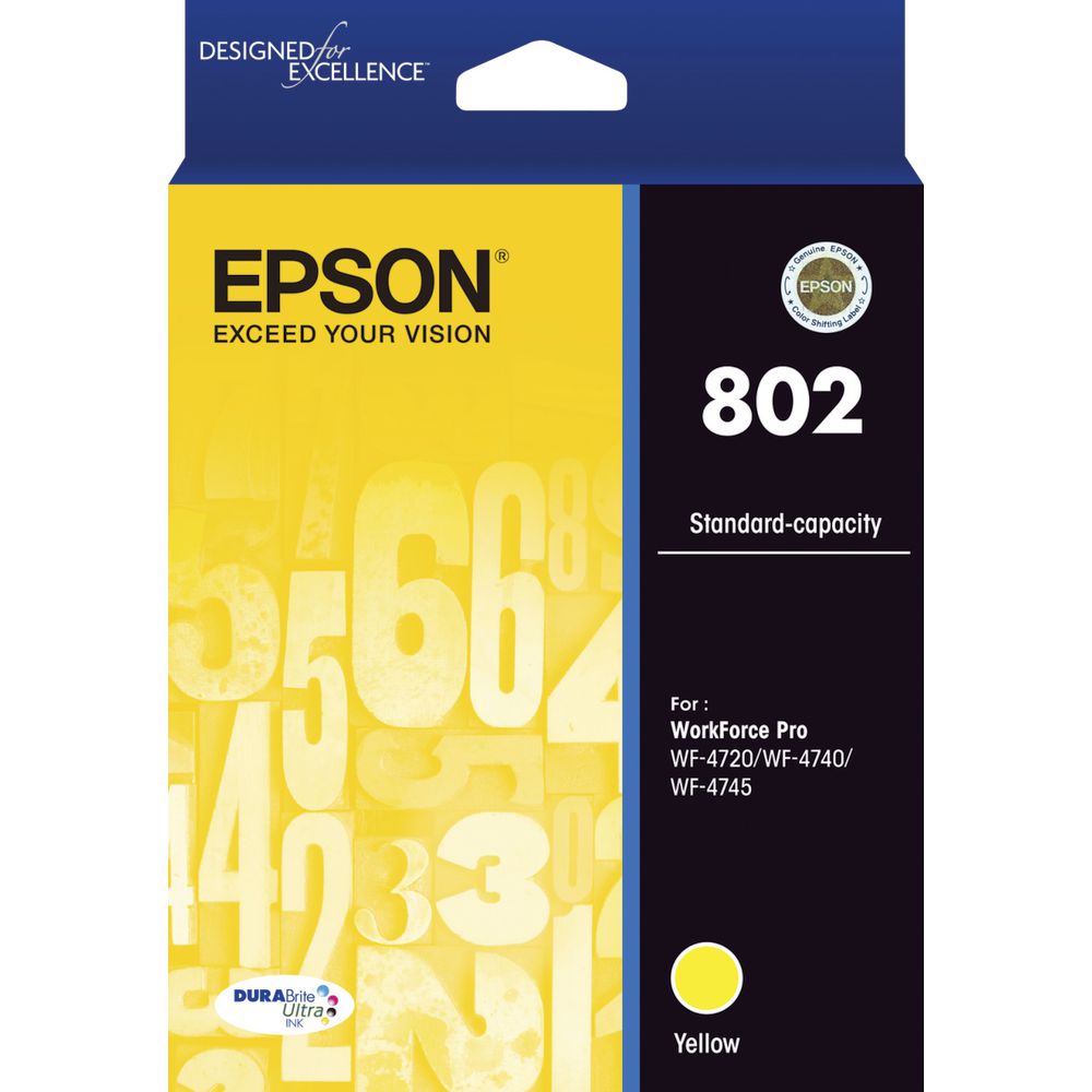 Epson 802 Ink Cartridge Yellow