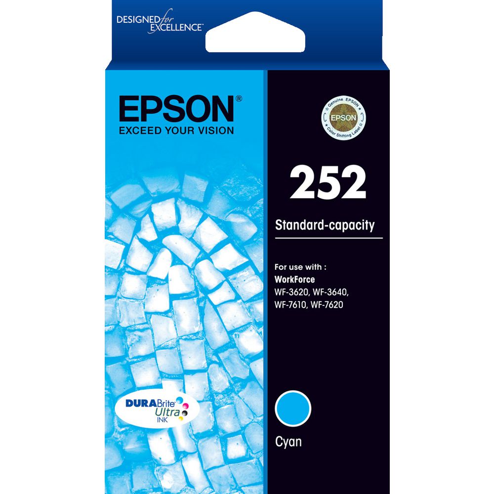 Epson 252 Ink Cartridge Cyan