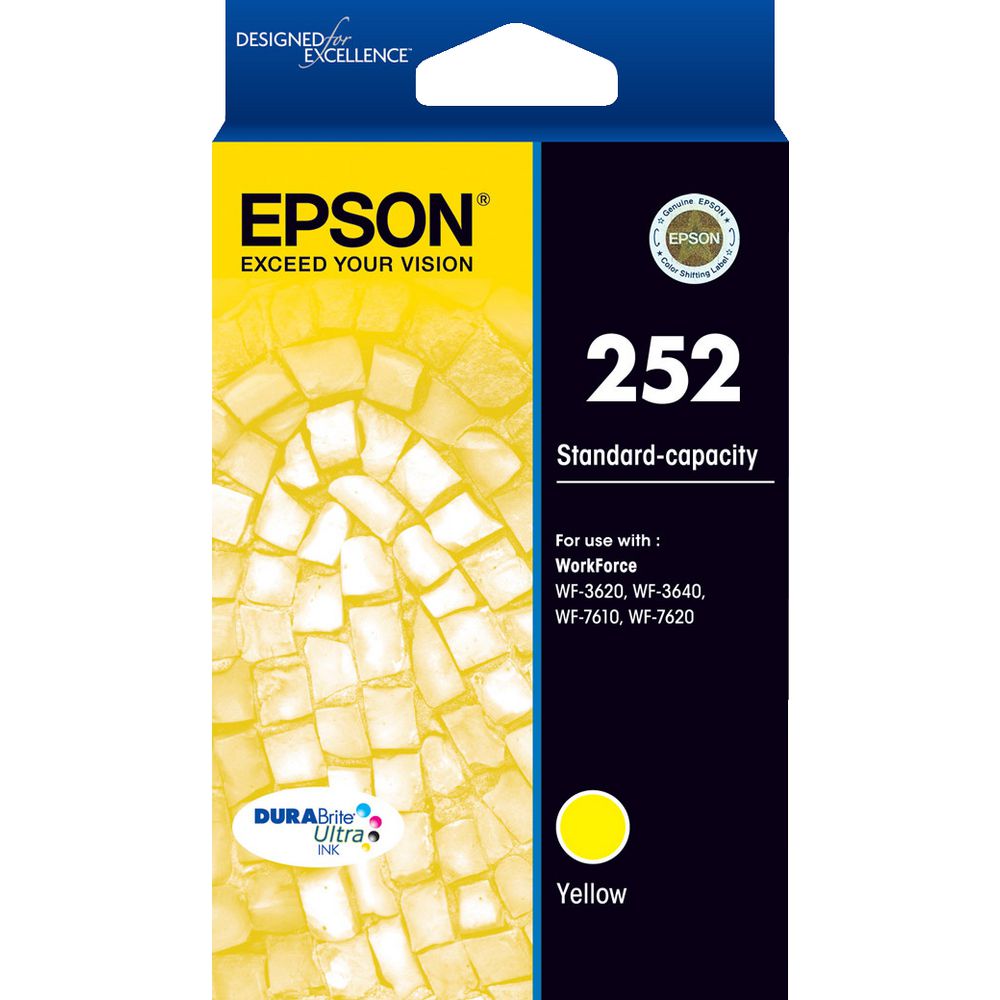 Epson 252 Ink Cartridge Yellow