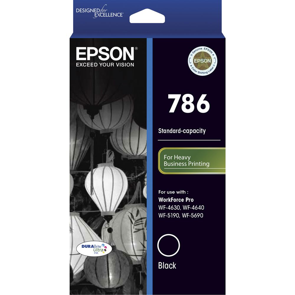 Epson DURABrite Ultra 786 Ink Cartridge Black