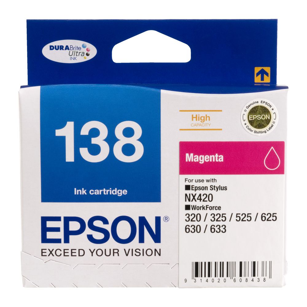 Epson 138 High Capacity Ink Cartridge Magenta