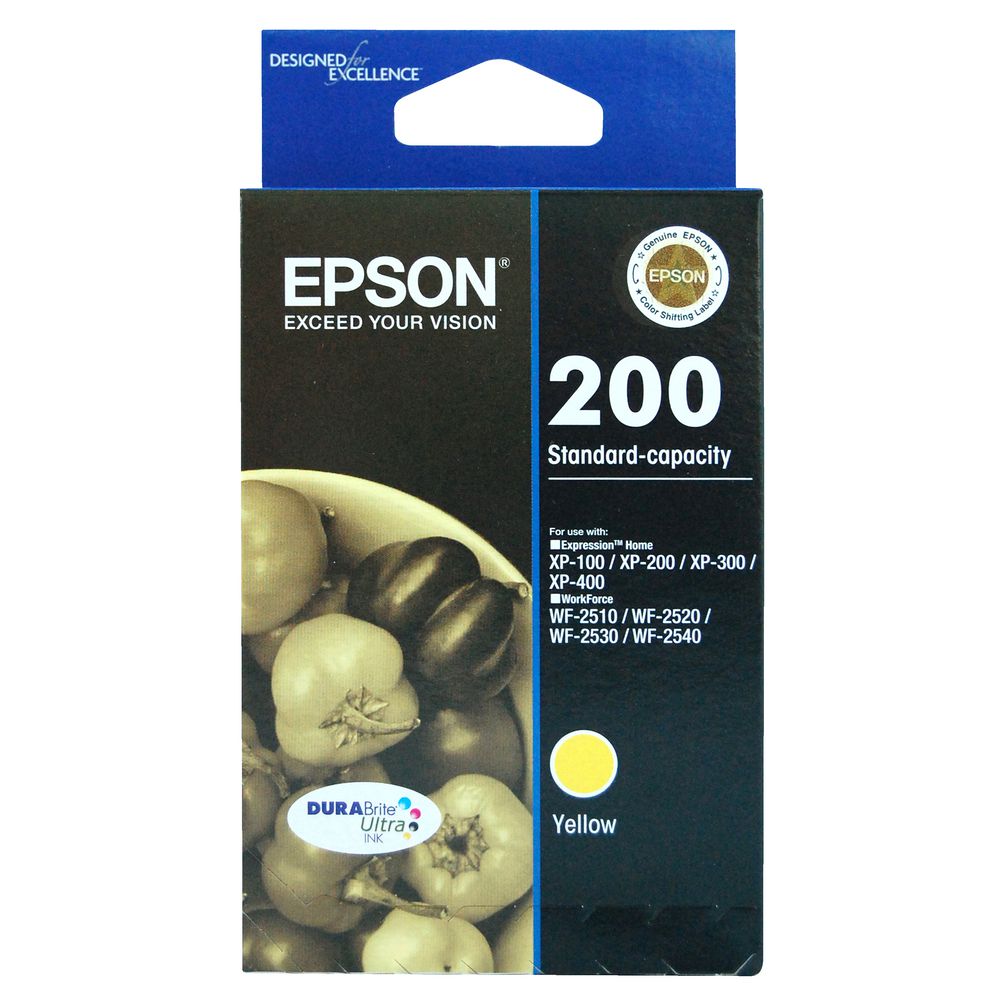 Epson 200 Standard Ink Cartridge Yellow