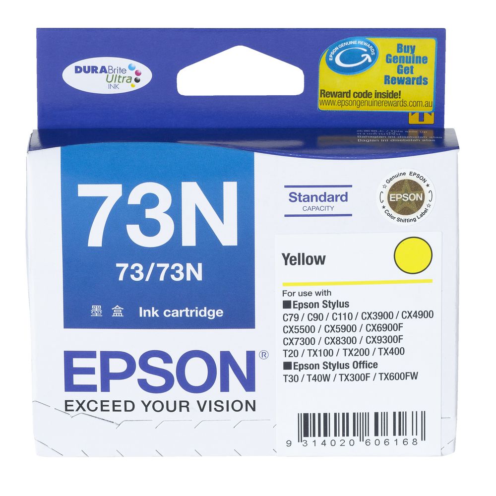 Epson 73 Ink Cartridge Yellow