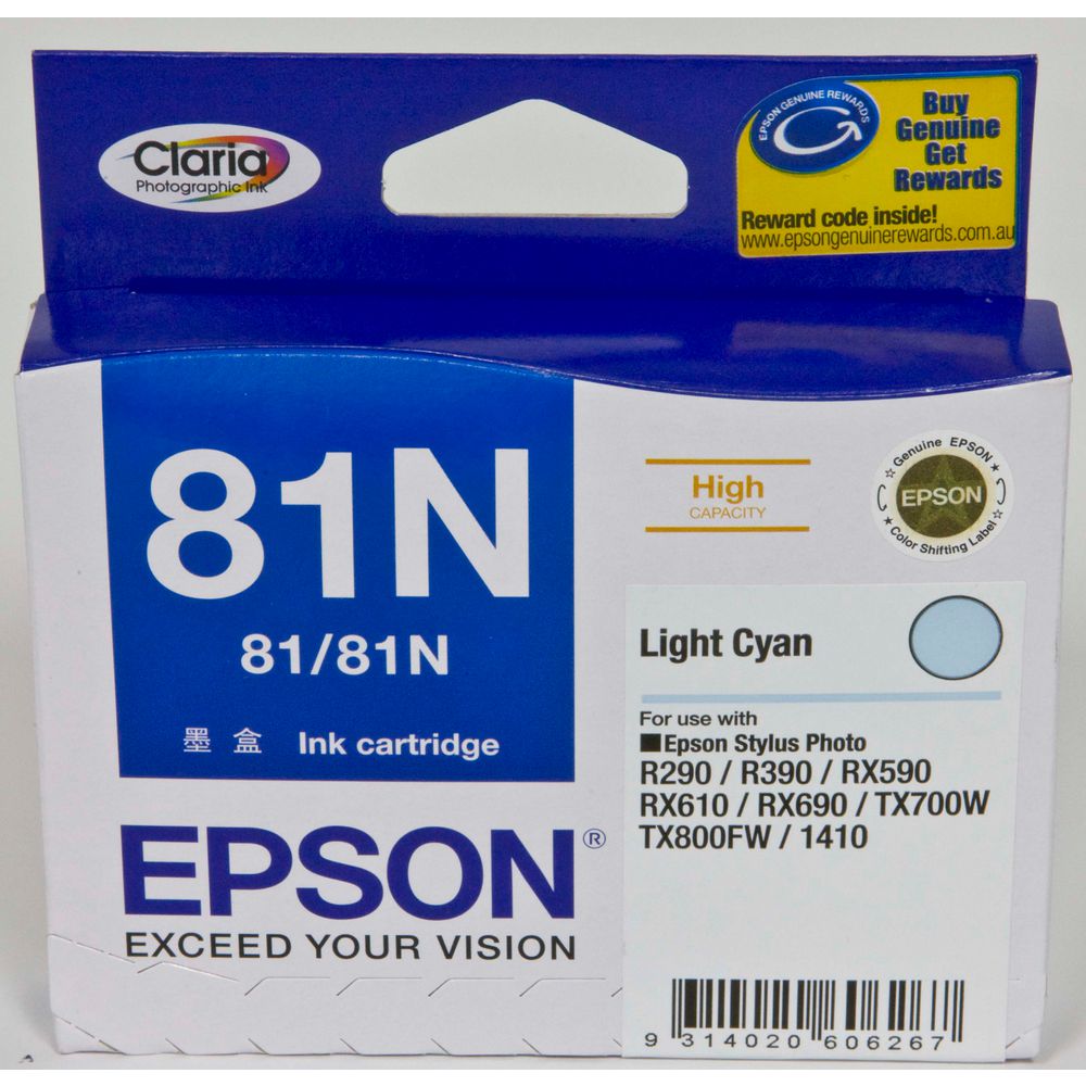 Epson 81N High Capacity Ink Cartridge Light Cyan