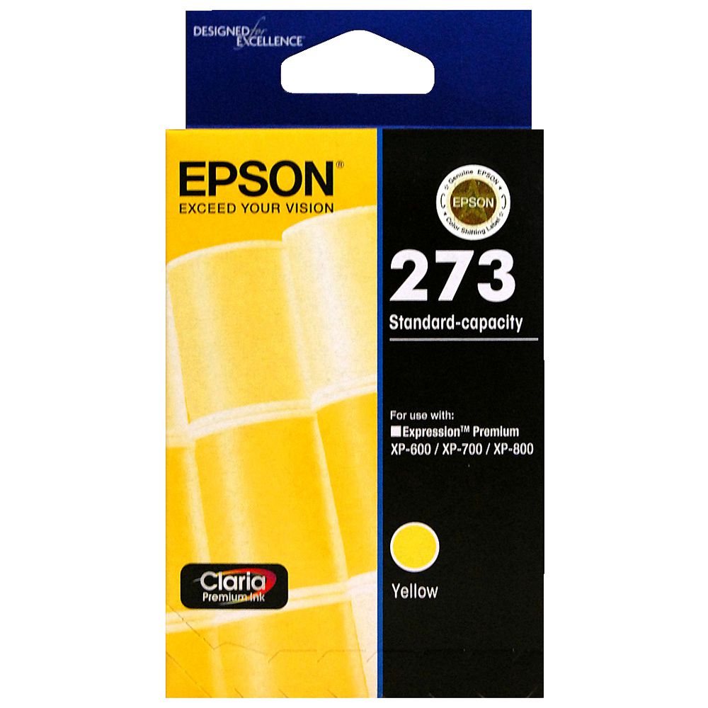 Epson 273 Standard Ink Cartridge Yellow