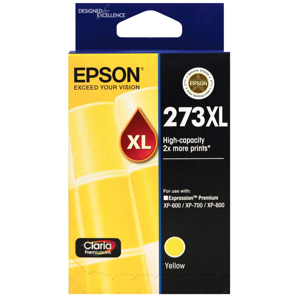 Epson 273XL High Capacity Ink Cartridge Yellow