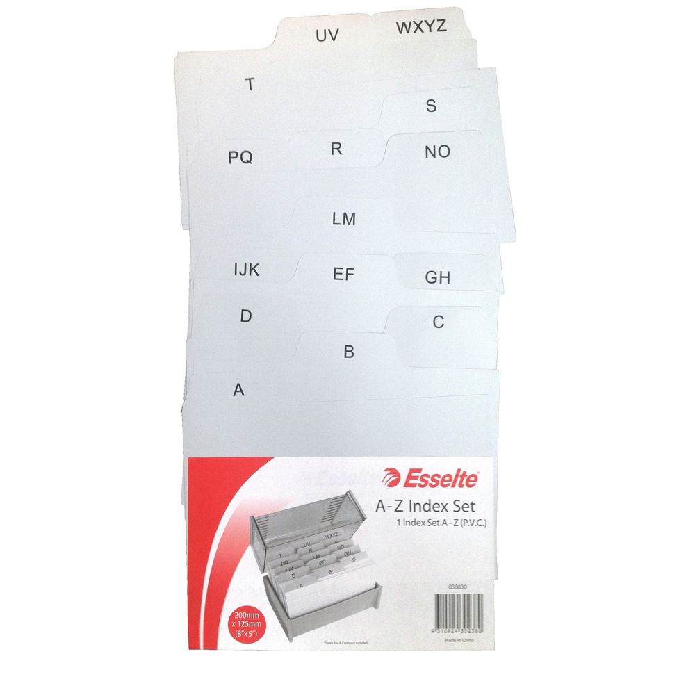 Esselte PVC Index File Card 127mm X 203mm