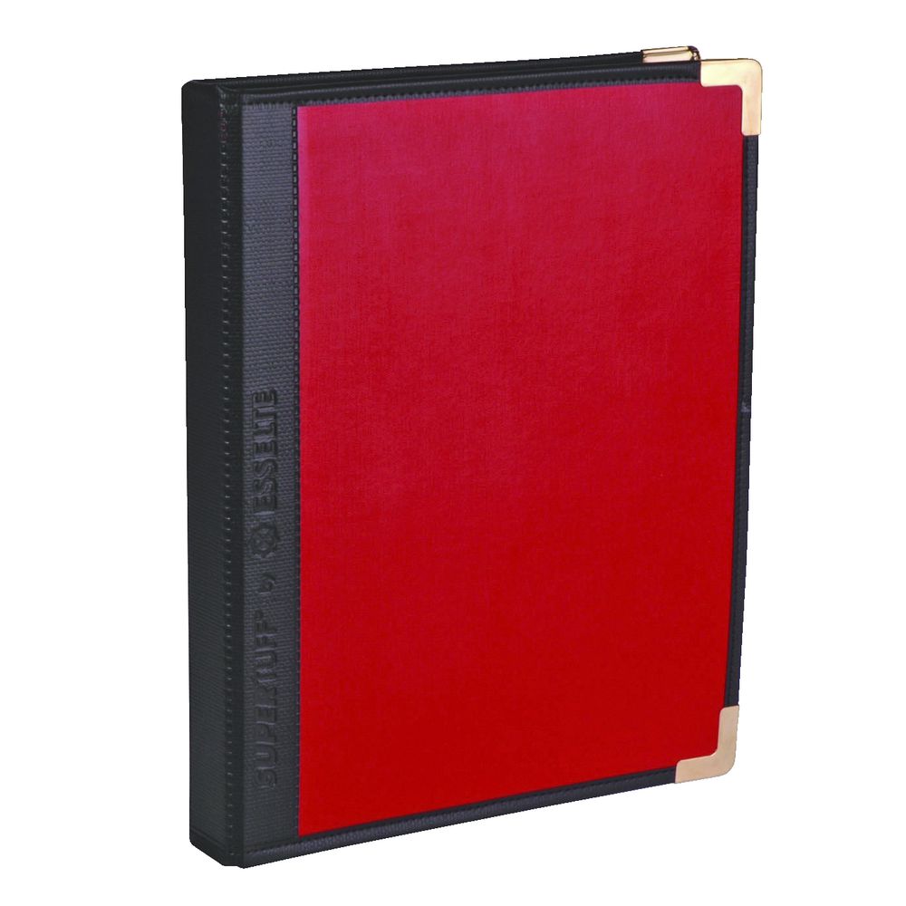Esselte Supertuff Binder A4 2 O-Ring 25mm Red