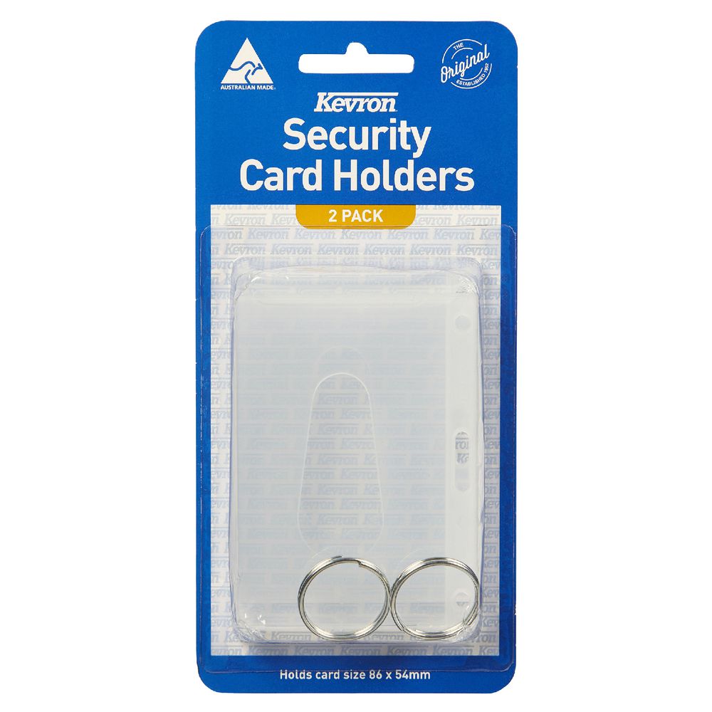 Kevron Access and Security Card Holders 2 Pack