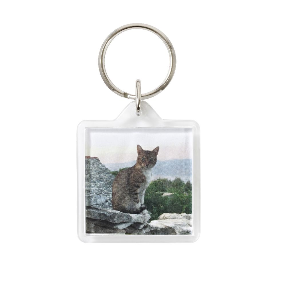 Kevron DIY Square Photo Key Tags 2 Pack