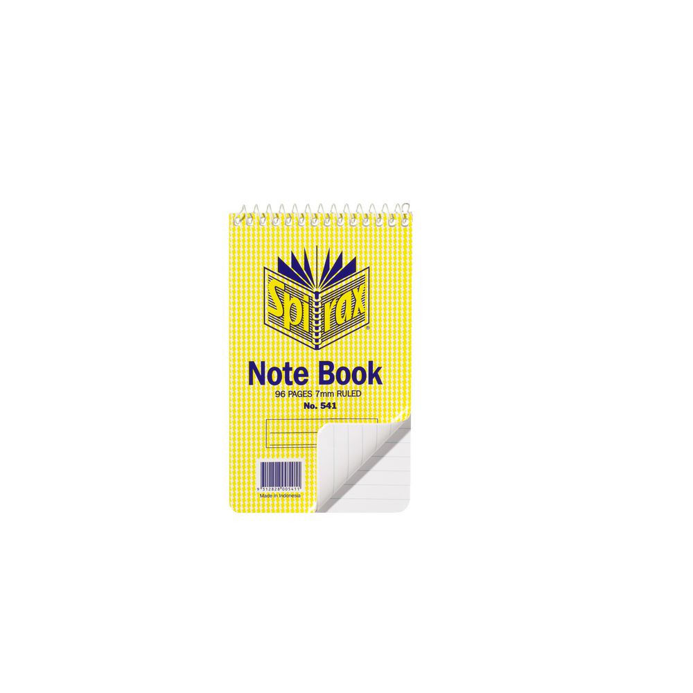 Spirax No. 541 Pocket Notebook 96 Page