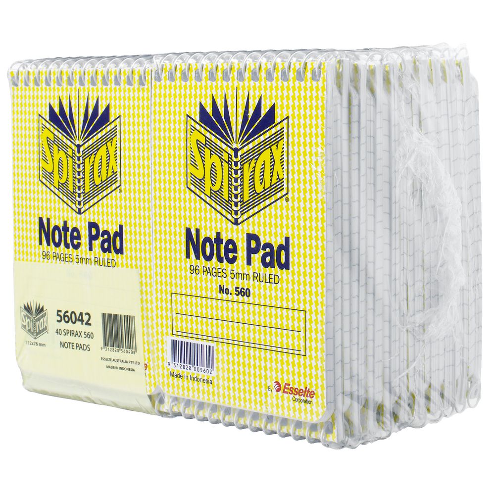 Spirax No.560 Notebook 40 Pack