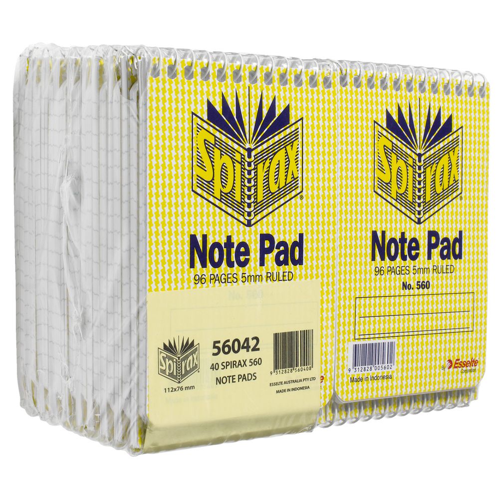 Spirax No.560 Notebook 40 Pack