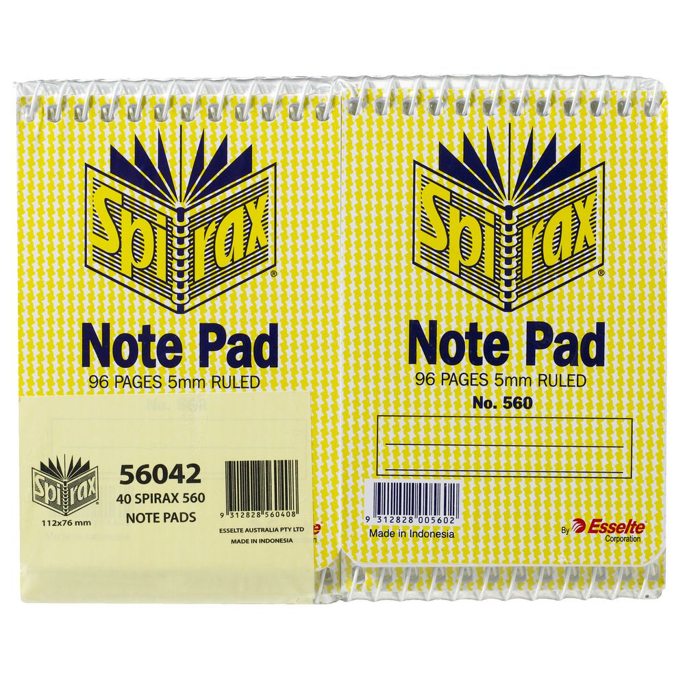 Spirax No.560 Notebook 40 Pack