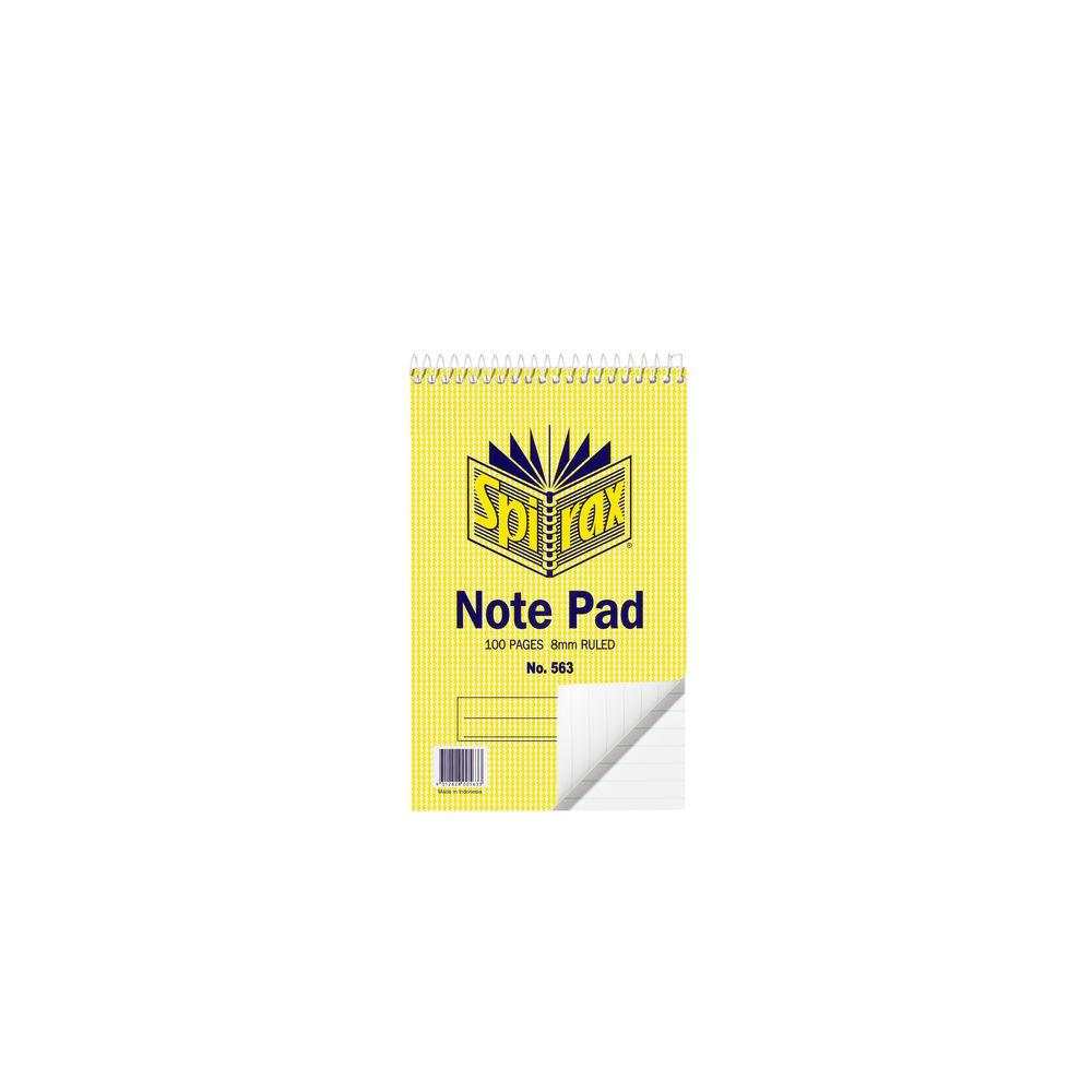 Spirax No. 563 Reporters Notebook 100 Page