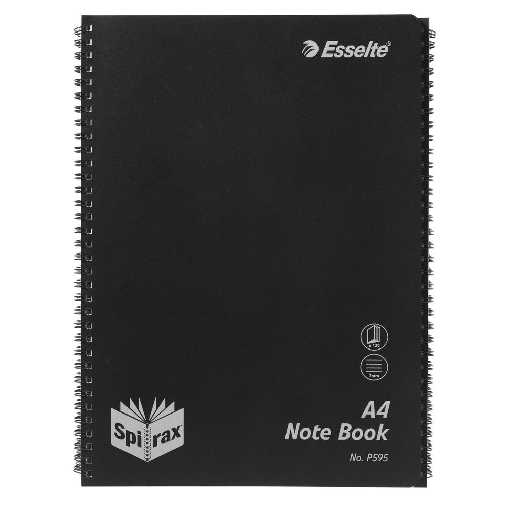 Spirax A4 Notebook 120 Pages 10 Pack