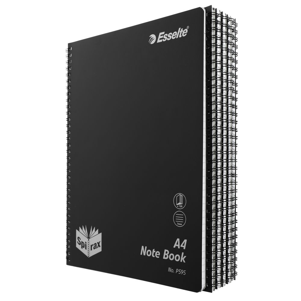 Spirax A4 Notebook 120 Pages 10 Pack