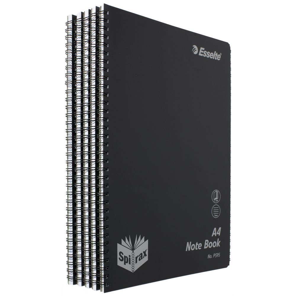Spirax A4 Notebook 120 Pages 10 Pack