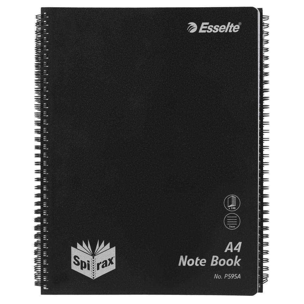 Spirax A4 Notebook 240 Pages 5 Pack