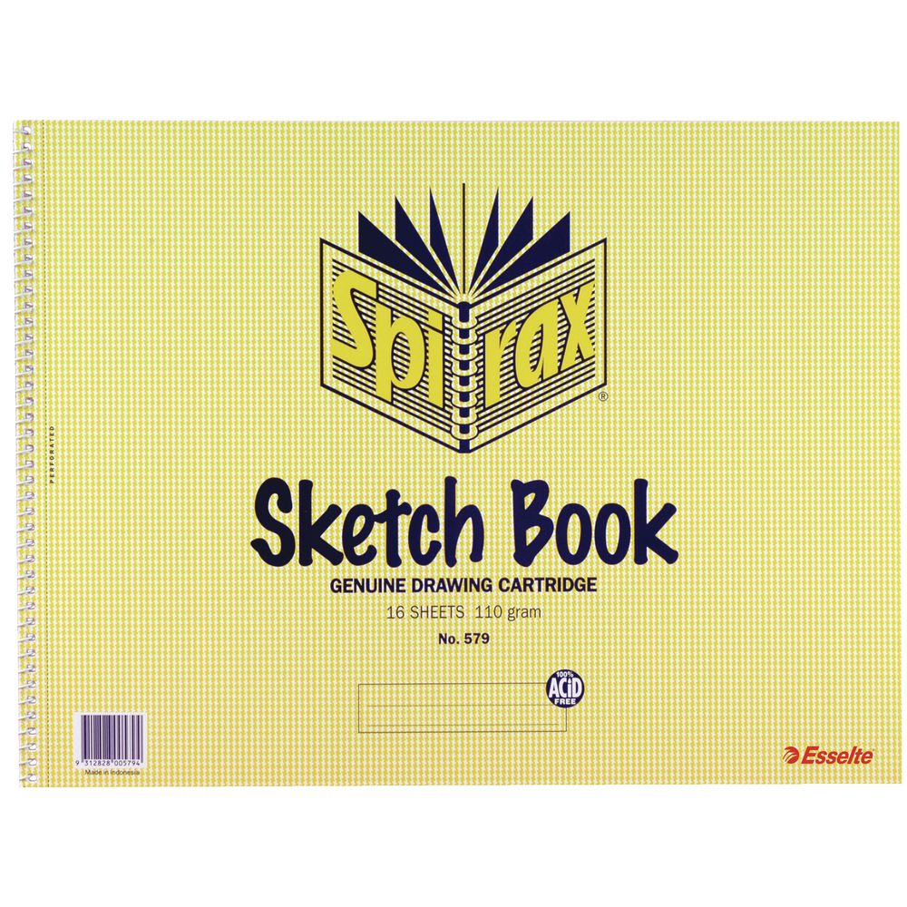 Spirax No. 579 Sketch Book 32 Page