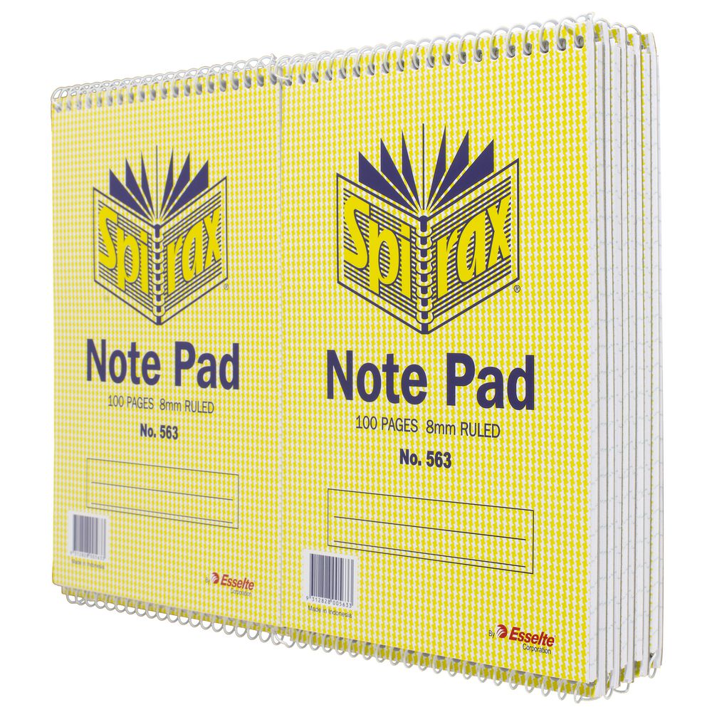 Spirax No. 563 Reporters Notebook 20 Pack