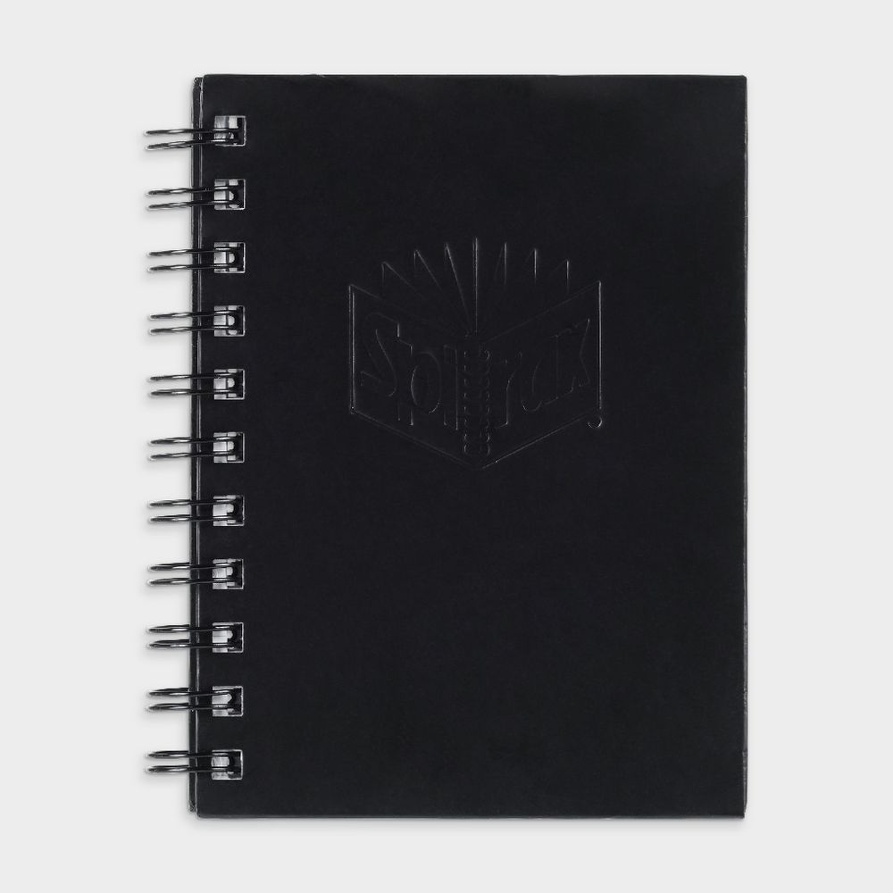 Spirax No. 510 A6 Hard Cover Notebook 100 Page Black