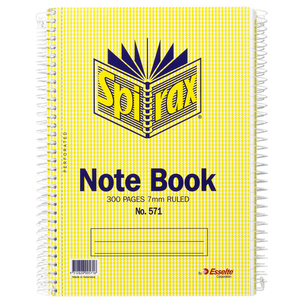 Spirax No.571 Notebooks 5 Pack