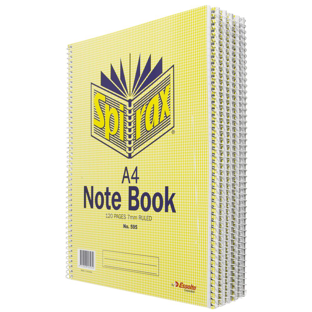 Spirax No.595 Notebooks 10 Pack
