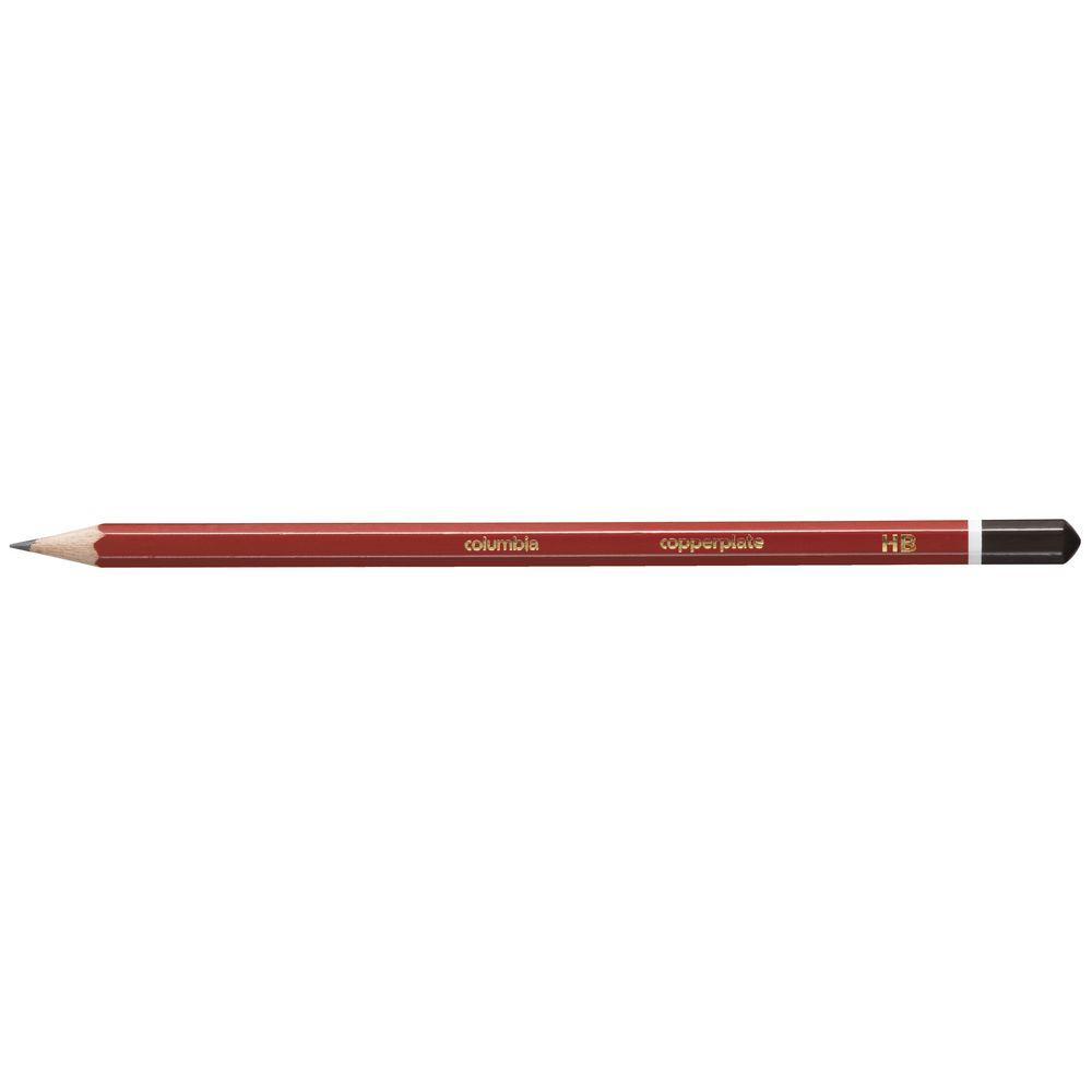 Columbia Copperplate Hexagonal Lead Pencil HB 20 Pack