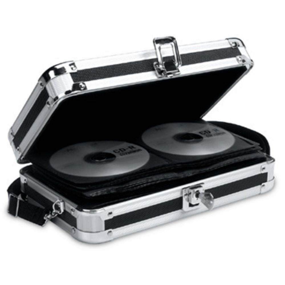 Vaultz CD Wallet Hard Case 64 Capacity