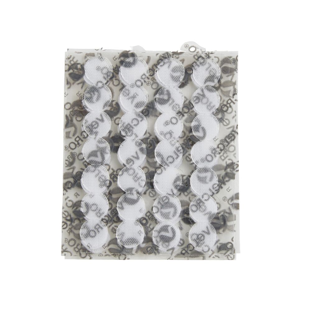 Velcro Thin Hook and Loop Dots Clear 0.9mm 56 Sets Officeworks