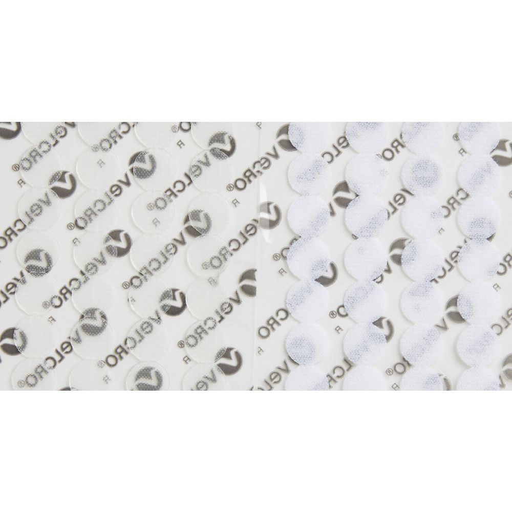 Velcro Thin Hook and Loop Dots Clear 0.9mm 56 Sets Officeworks