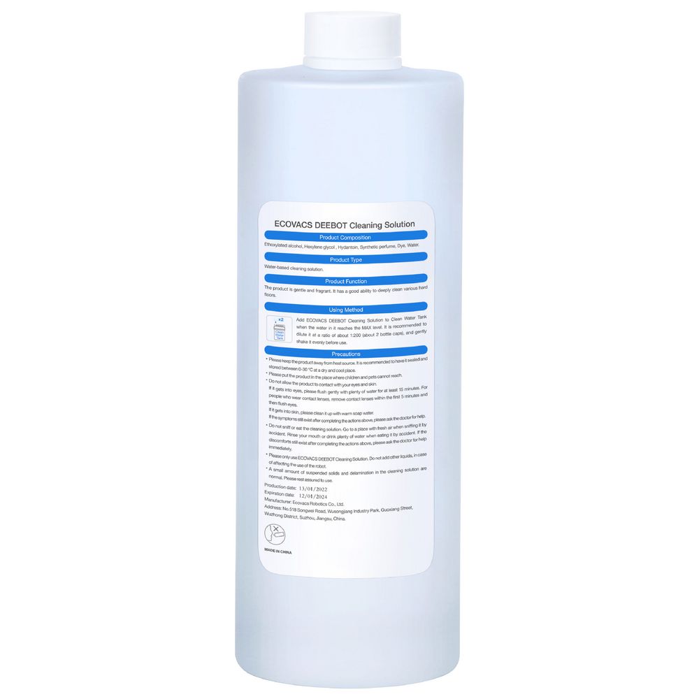 ECOVACS DEEBOT Cleaning Solution 1L Officeworks