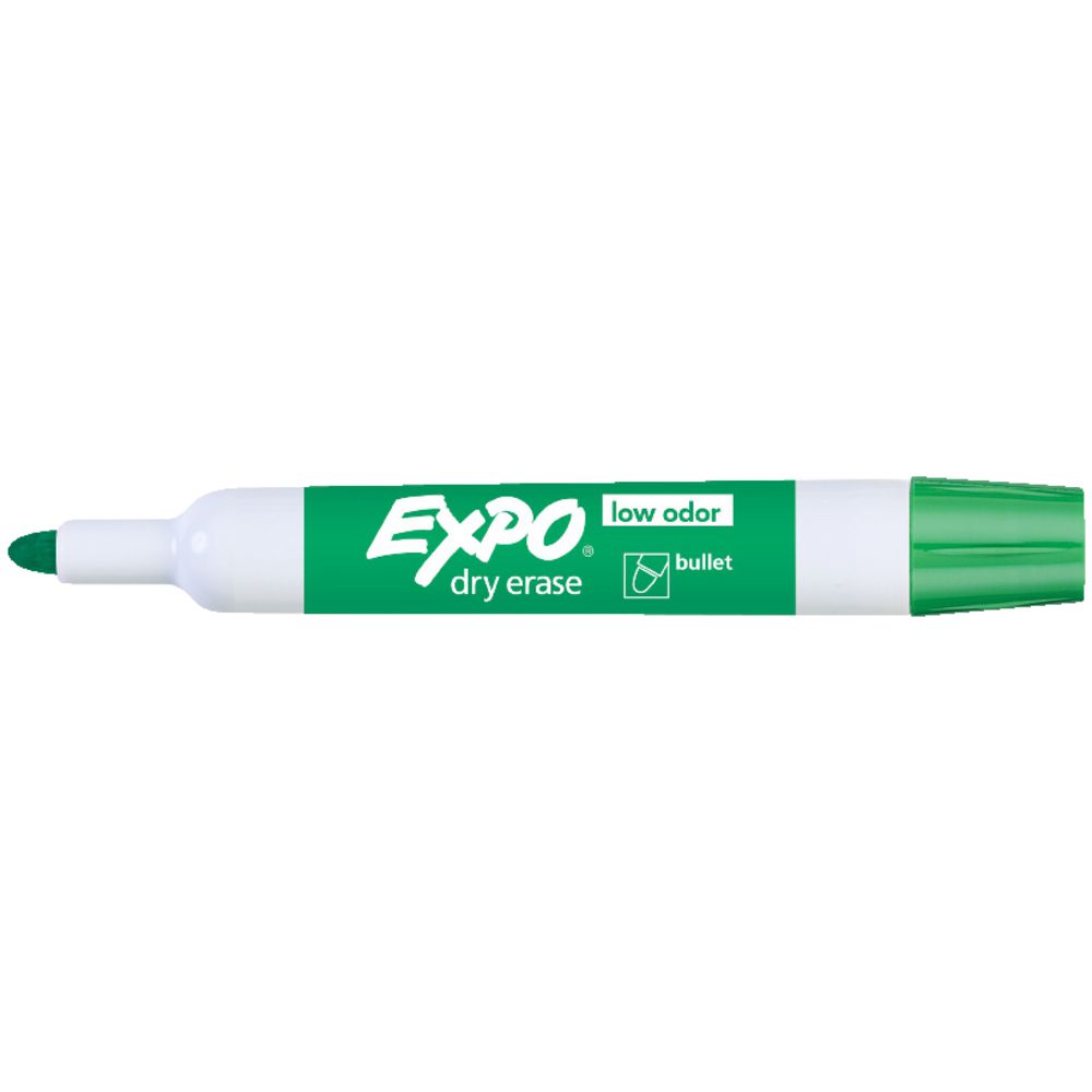 Expo 2 Whiteboard Marker Bullet Green