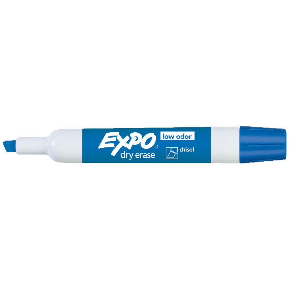 Expo 2 Whiteboard Marker Chisel Blue