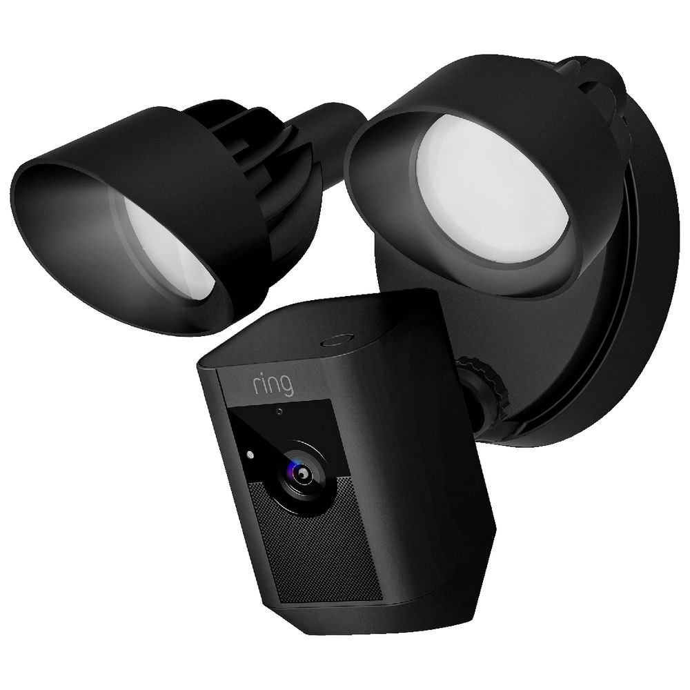 Ring Floodlight Outdoor Camera Black