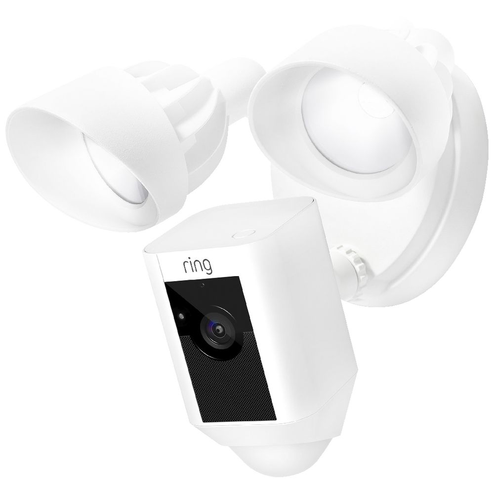 Ring Floodlight Outdoor Camera White