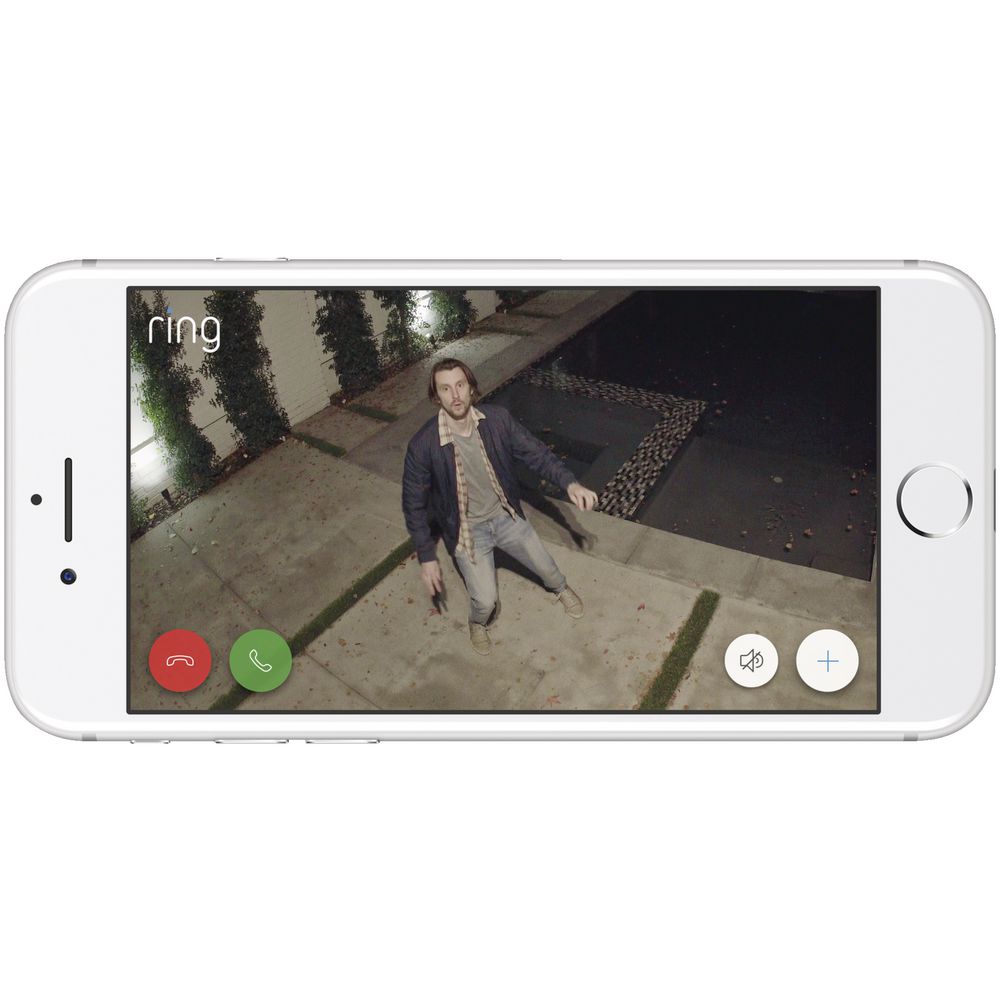 Ring Spotlight Wired Security Camera Black