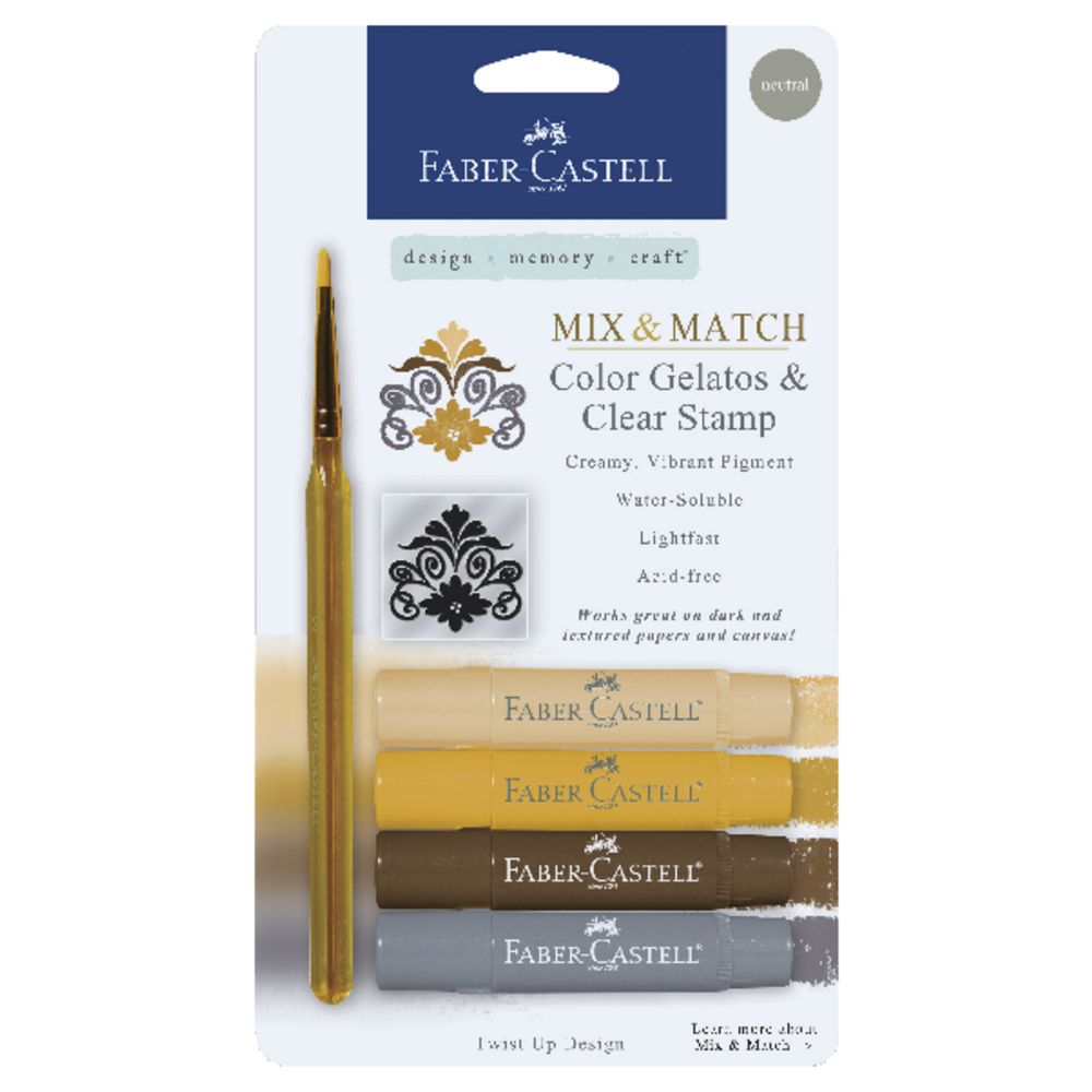 Faber-Castell Gelatos Neutrals 4 Pack