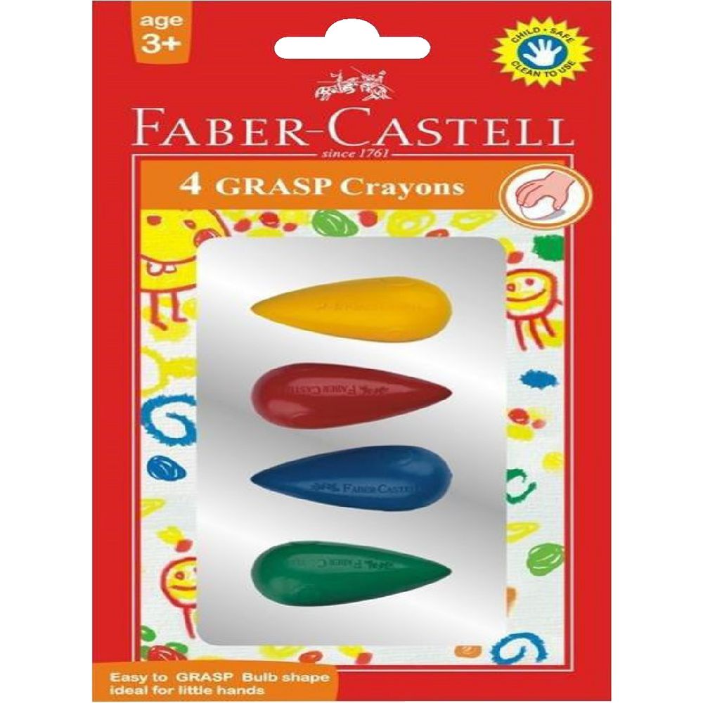 Faber-Castell Grasp Crayons 4 Pack
