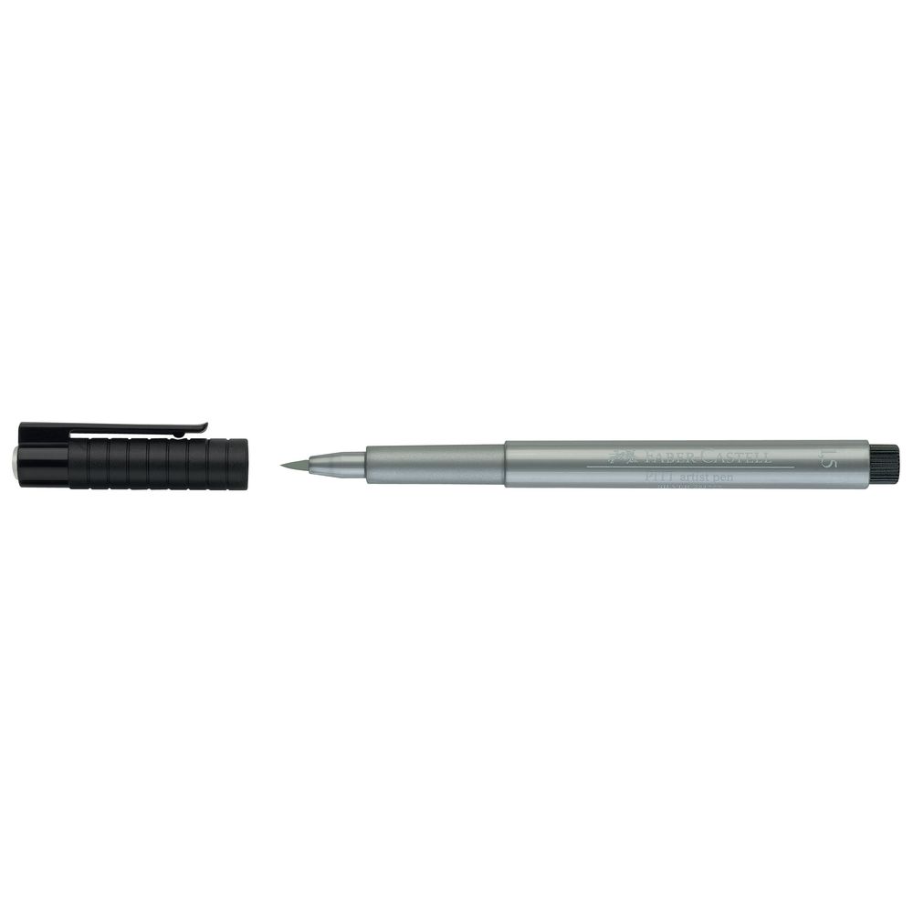 Faber-Castell Pitt Artist Pen Silver