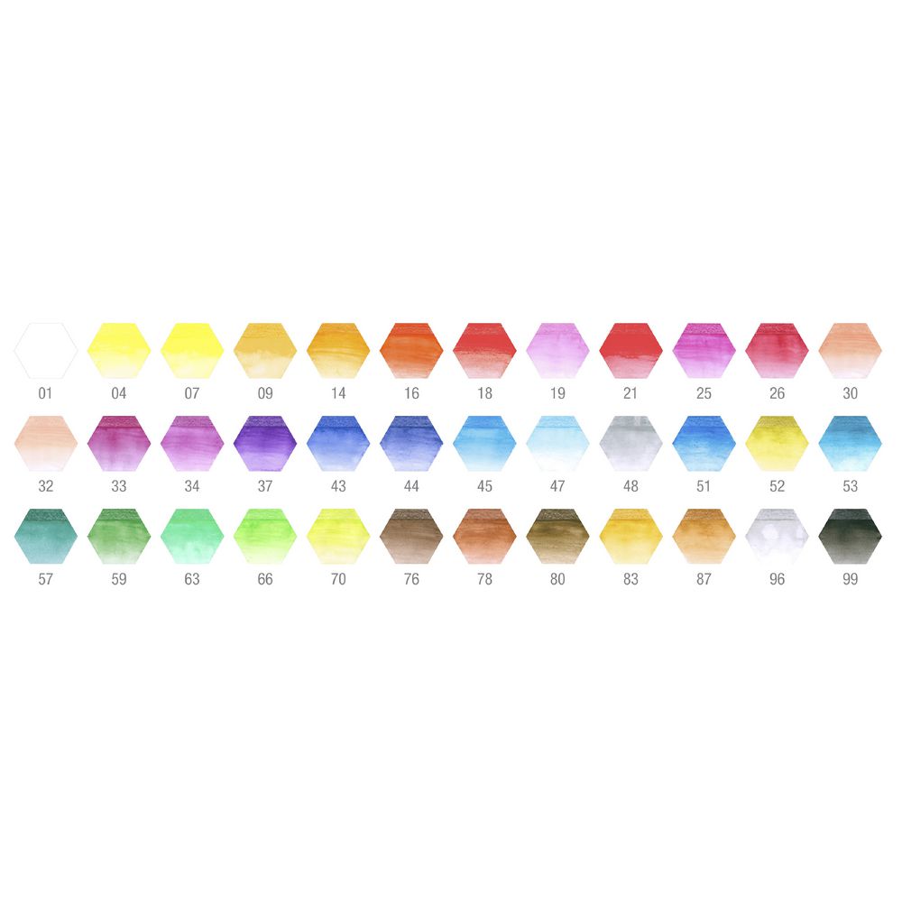 Faber-Castell Watercolour Hexagonal Pencils 36 Pack