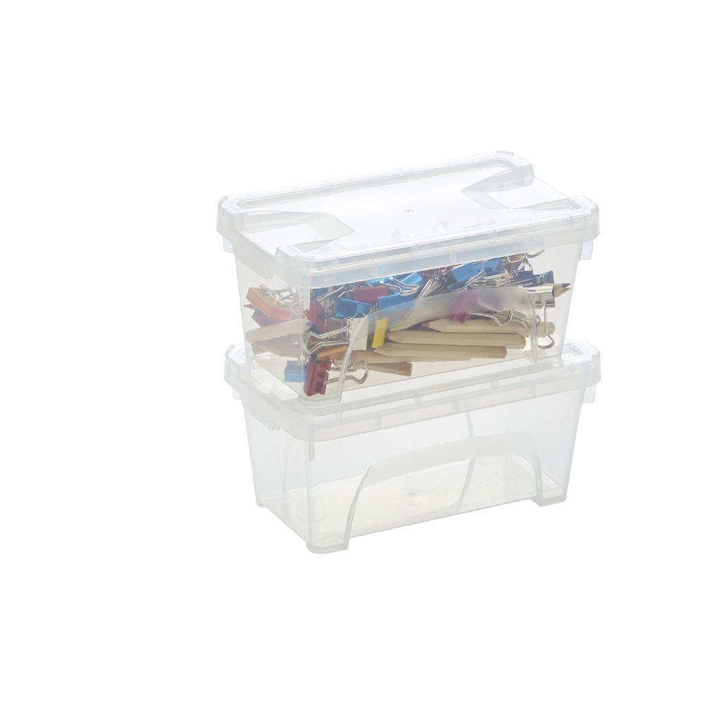 Ezy Storage 1L Rectangle Storage Container 2 Pack