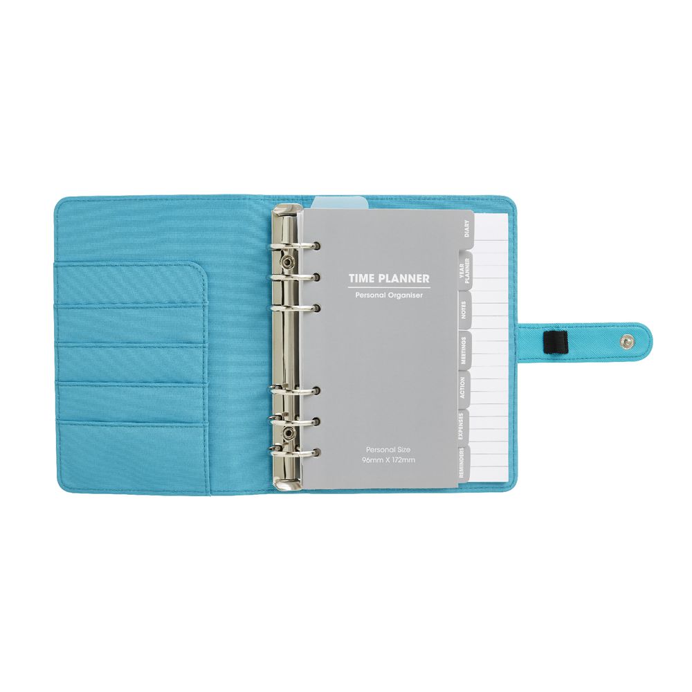 J.Burrows Criss-Cross 2017 Personal Timeplanner Cover Teal