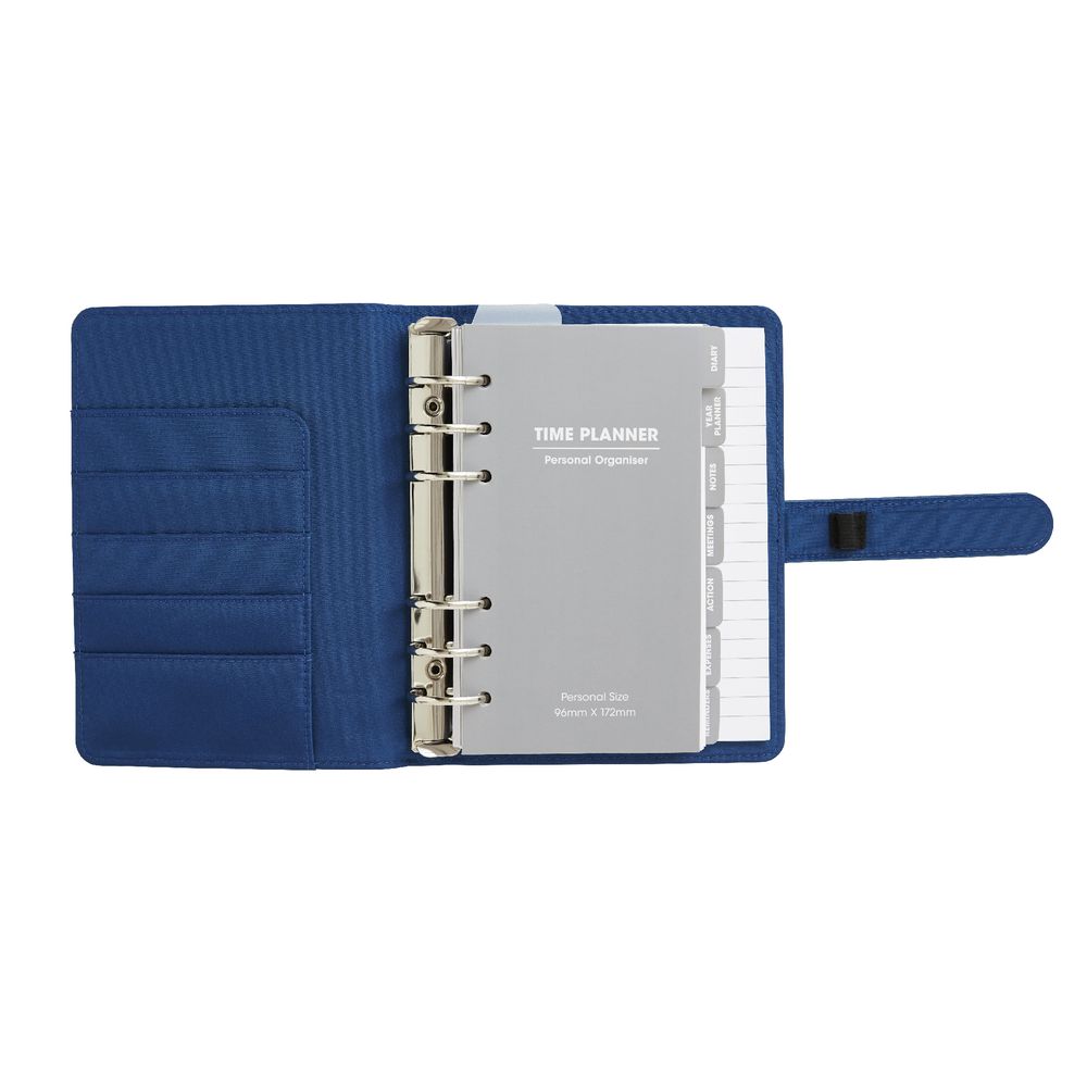 J.Burrows Canvas 2017 Personal Timeplanner Cover Navy