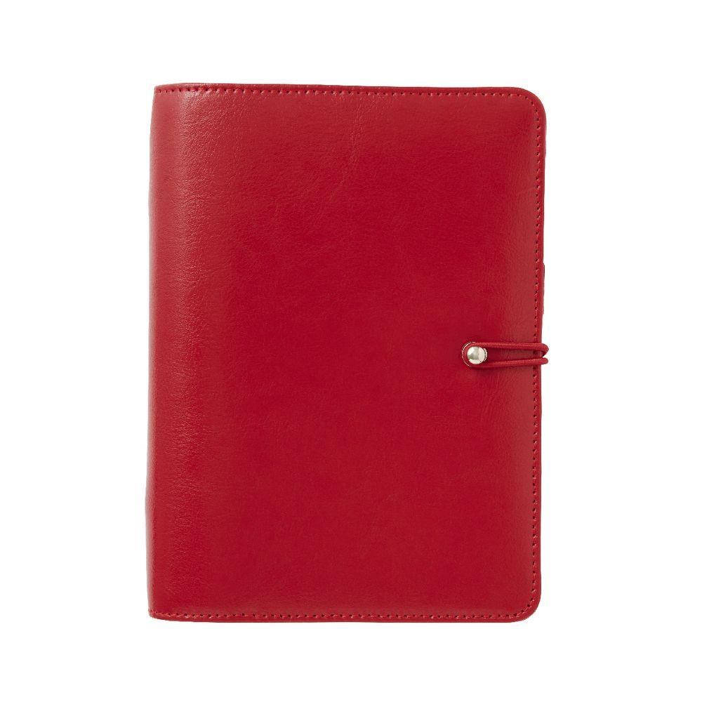 Ampersand Split Leather 2017 Personal Timeplanner Cover Red