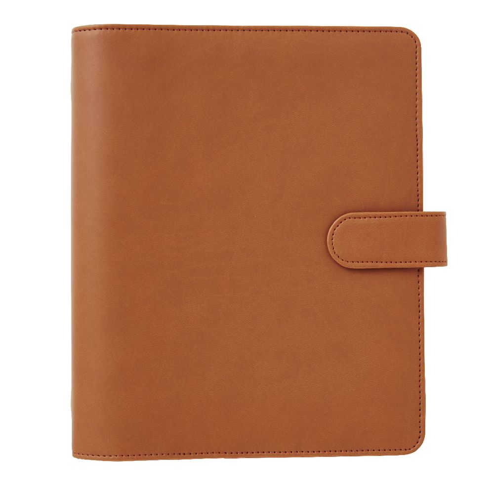 J.Burrows PU 2017 Desk Timeplanner Cover Tan
